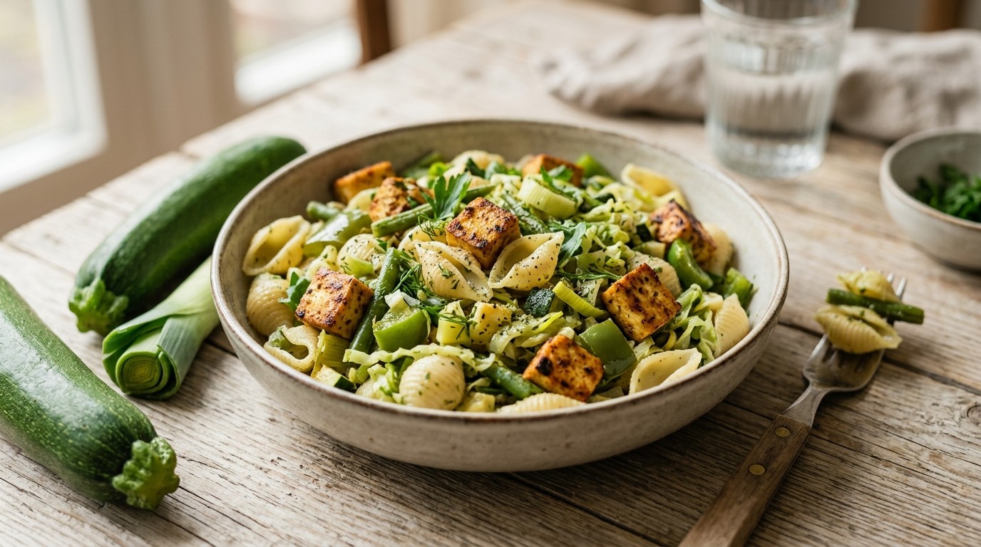 Pasta met Groente en Tofu