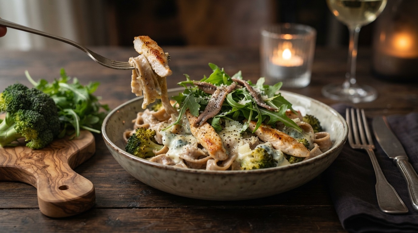 Pasta met Kalkoen