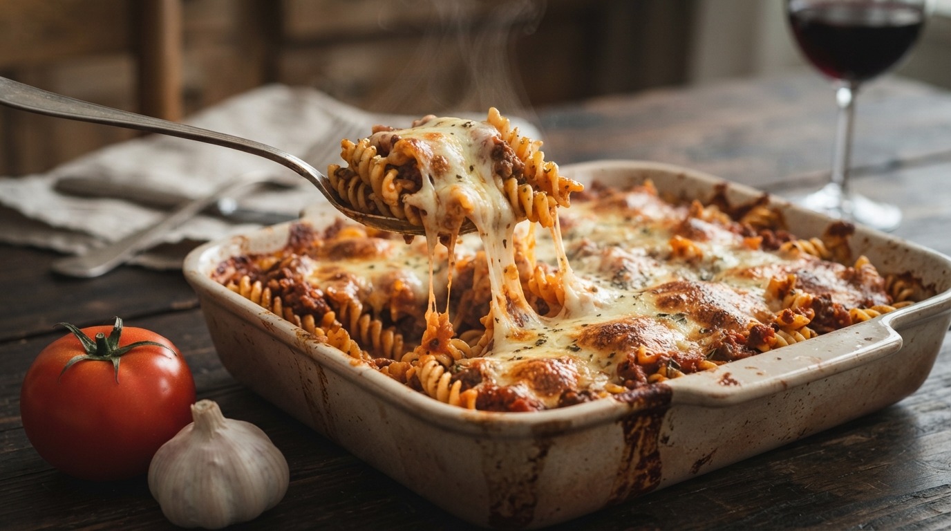 Pasta-ovenschotel met Gehakt