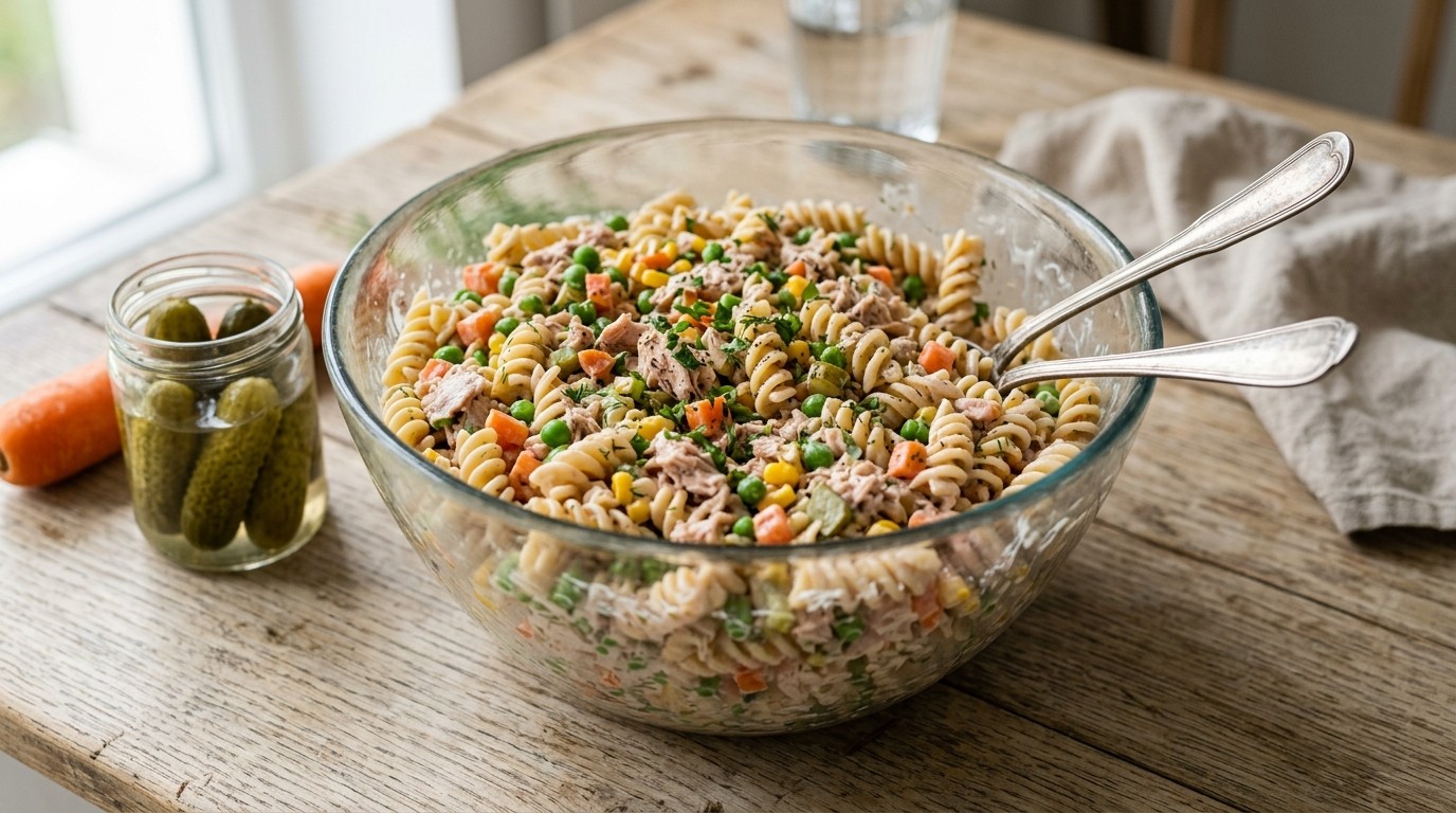 Pasta-tonijnsalade van Sier