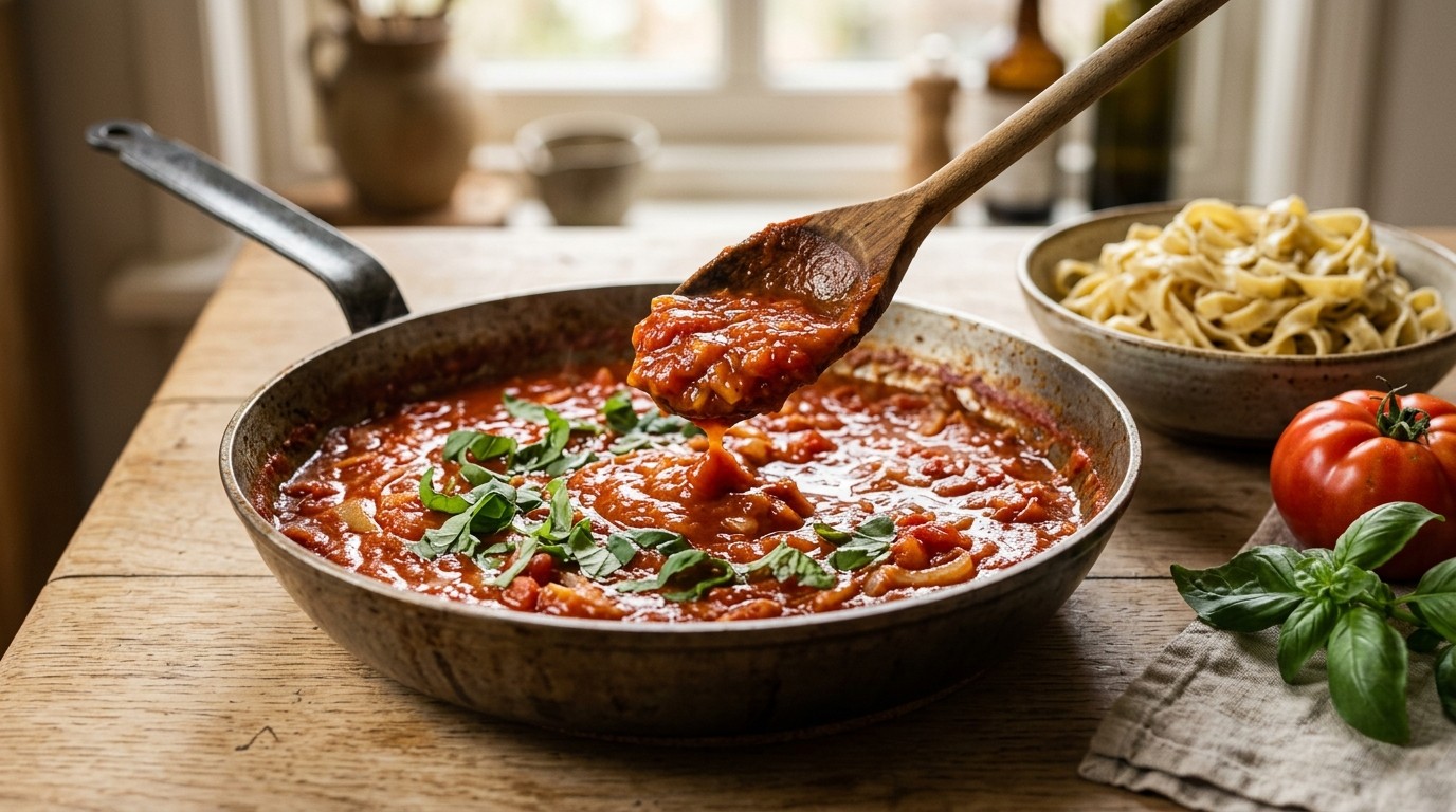 Pastasaus Vegetarisch