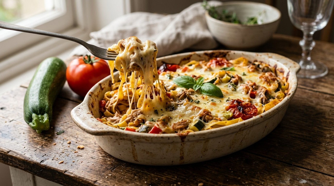 Pastaschotel met Tonijn