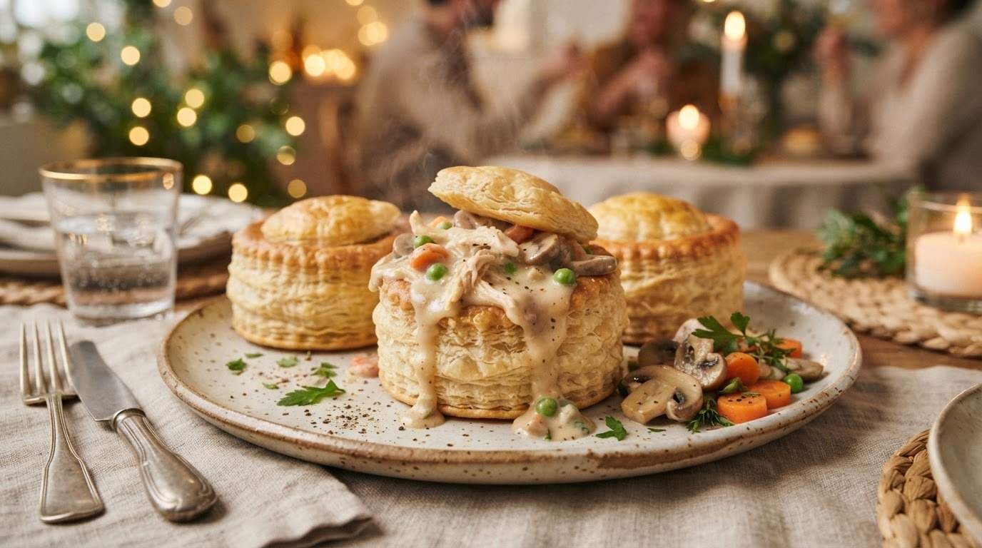 Pasteitjes met Kippenragout