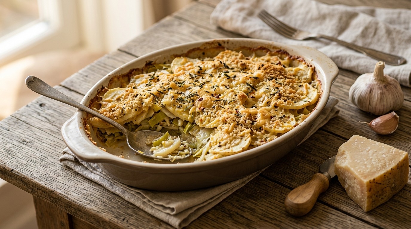 Pastinaak/Prei Ovenschotel
