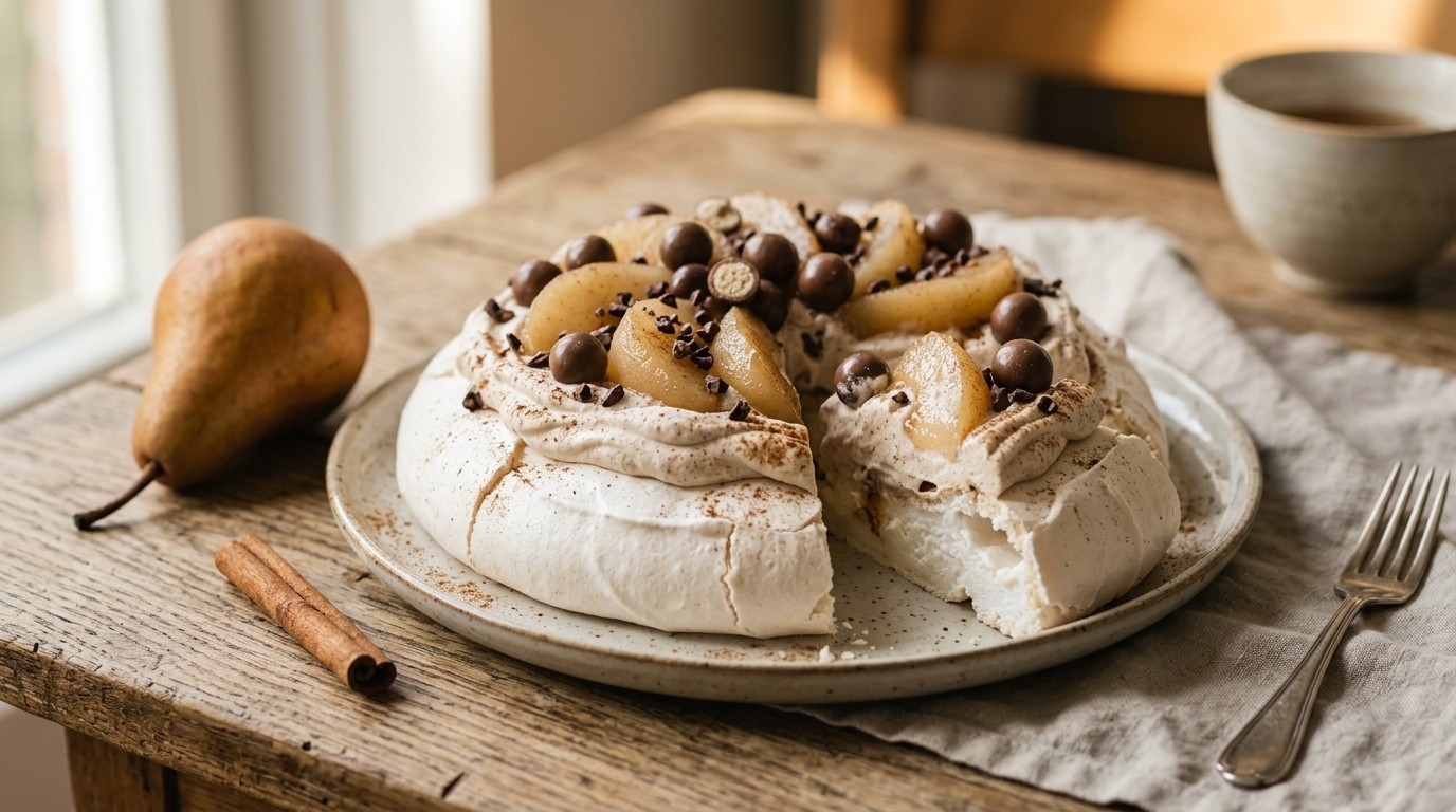 Pavlova met Peer en Kaneel
