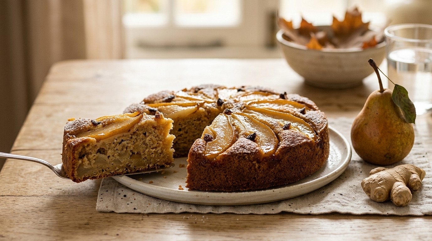 Peer en Gember Cake