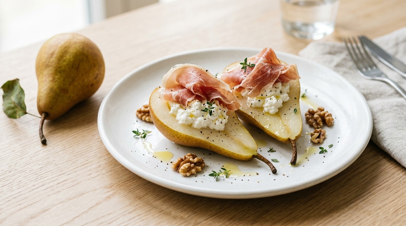 Peer met Hüttenkäse recept Peer met Hüttenkäse recept