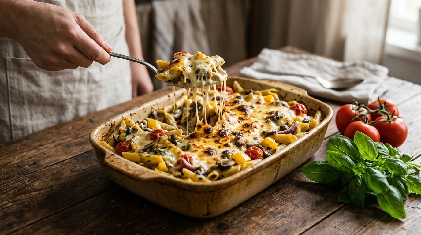 Penne-grillschotel