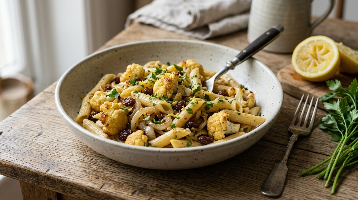 Penne met Bloemkool