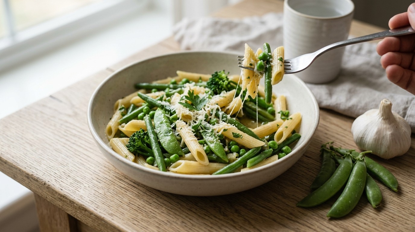 Penne met Groene Groenten