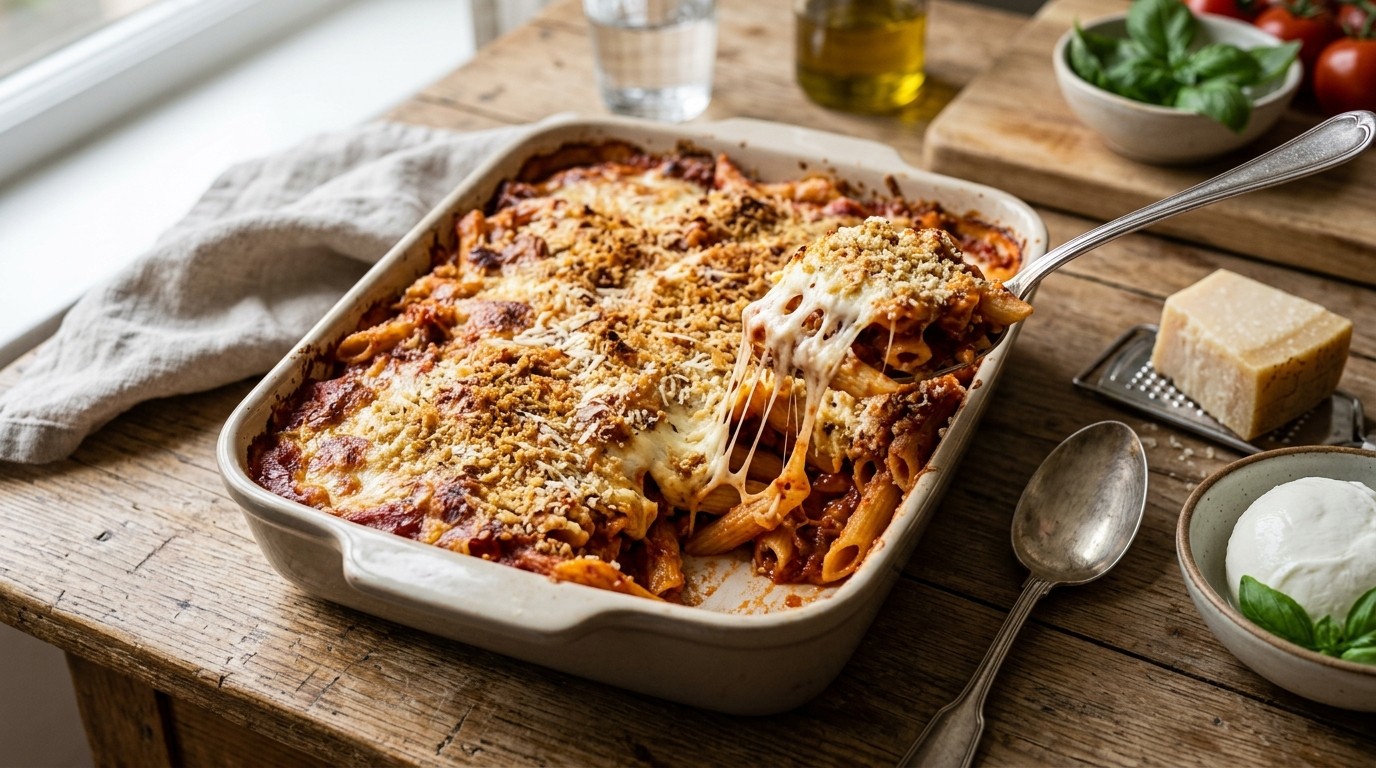 Penne met Kaas en Tomaten