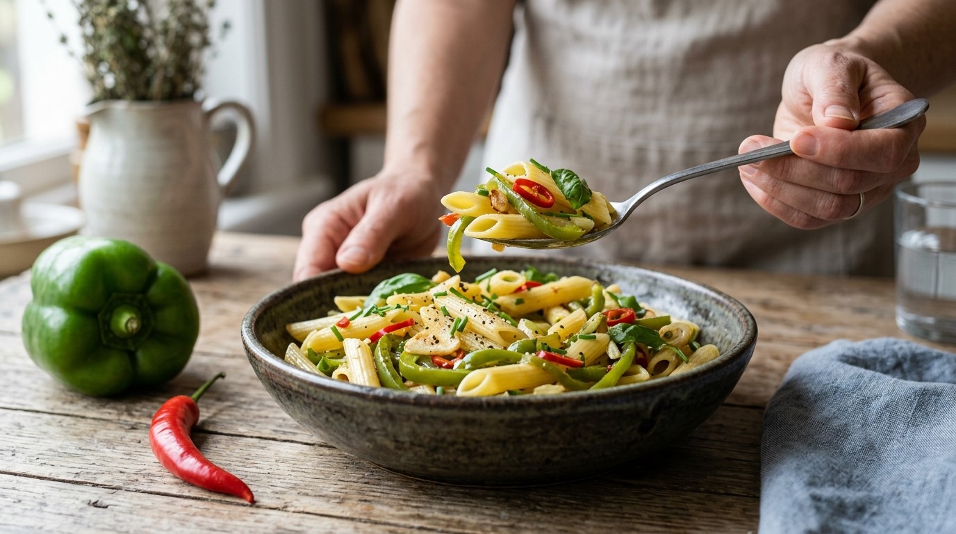 Penne met Paprika recept Penne met Paprika recept