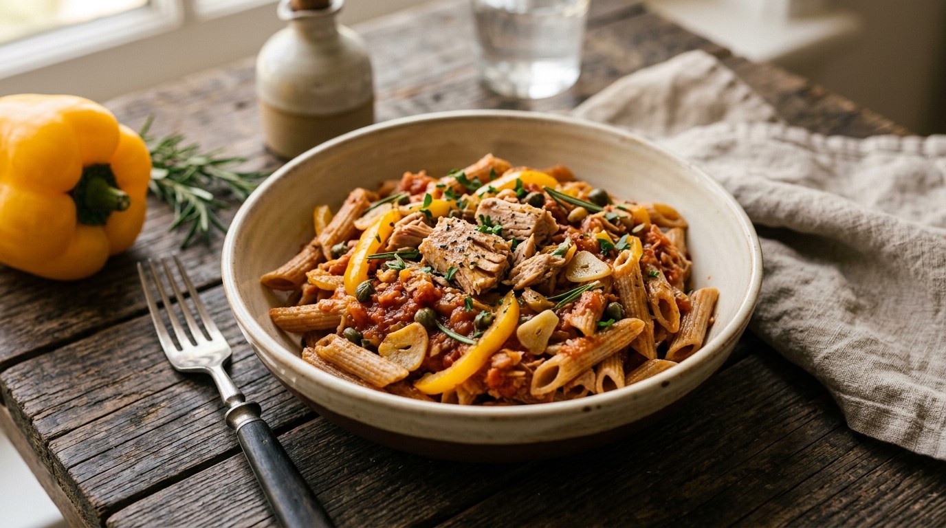 Penne met Tonijn