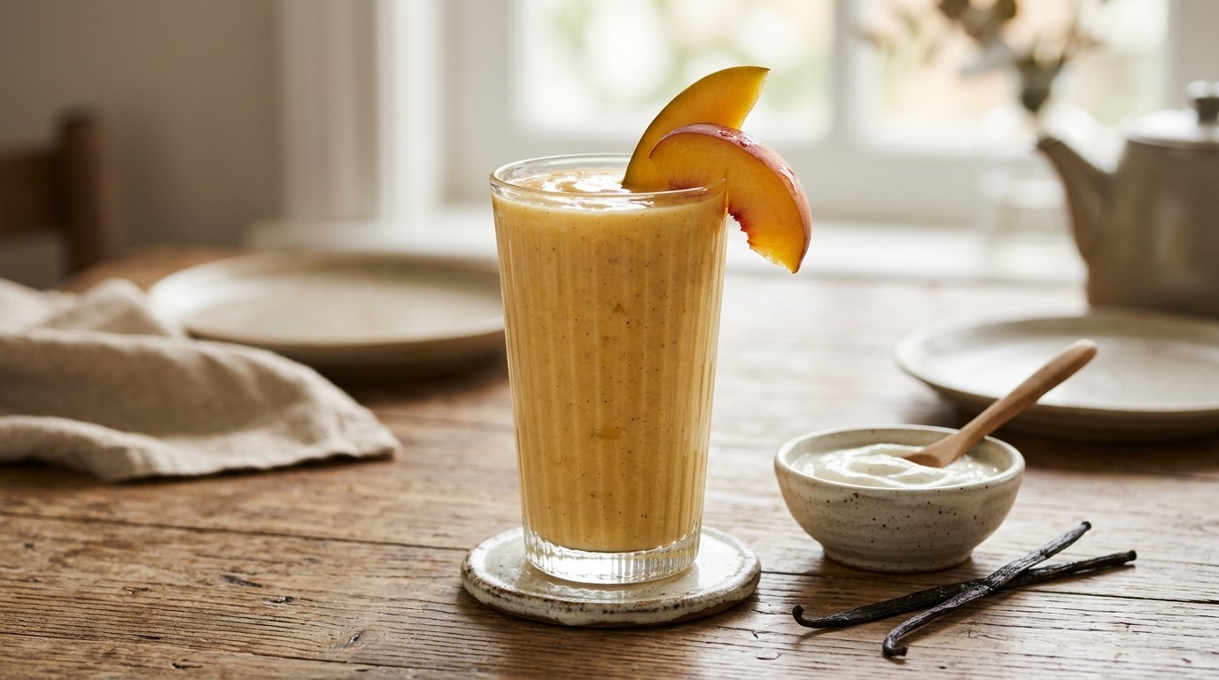 Perzik-mango-smoothie