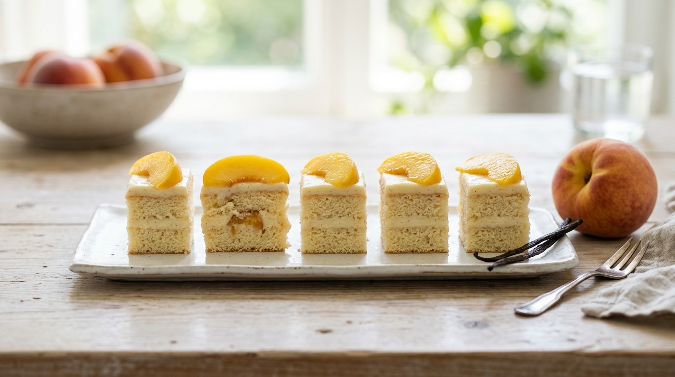 Perzikgebakjes recept Perzikgebakjes recept