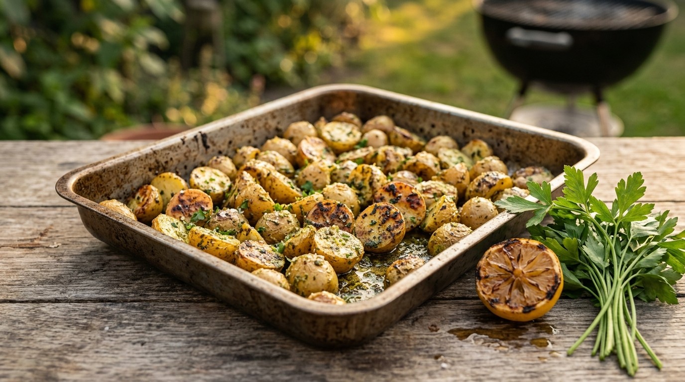 Pesto-aardappels Voor bbq