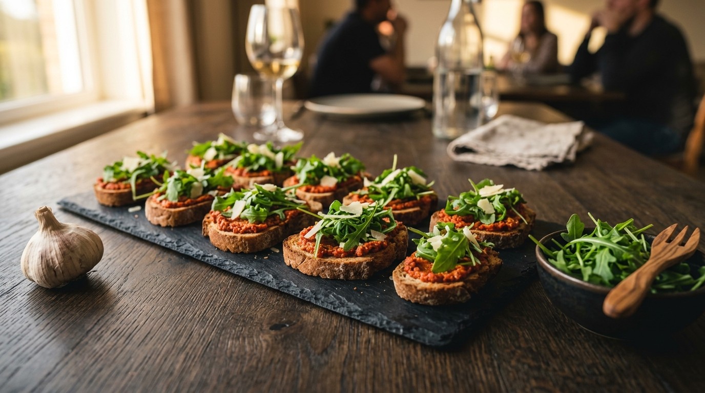 Pesto Crostini