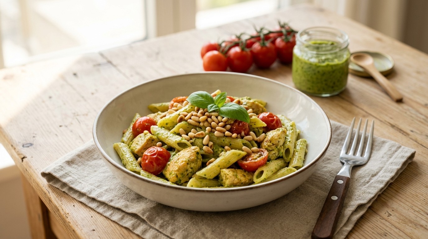 Pesto Penne recept Pesto Penne recept