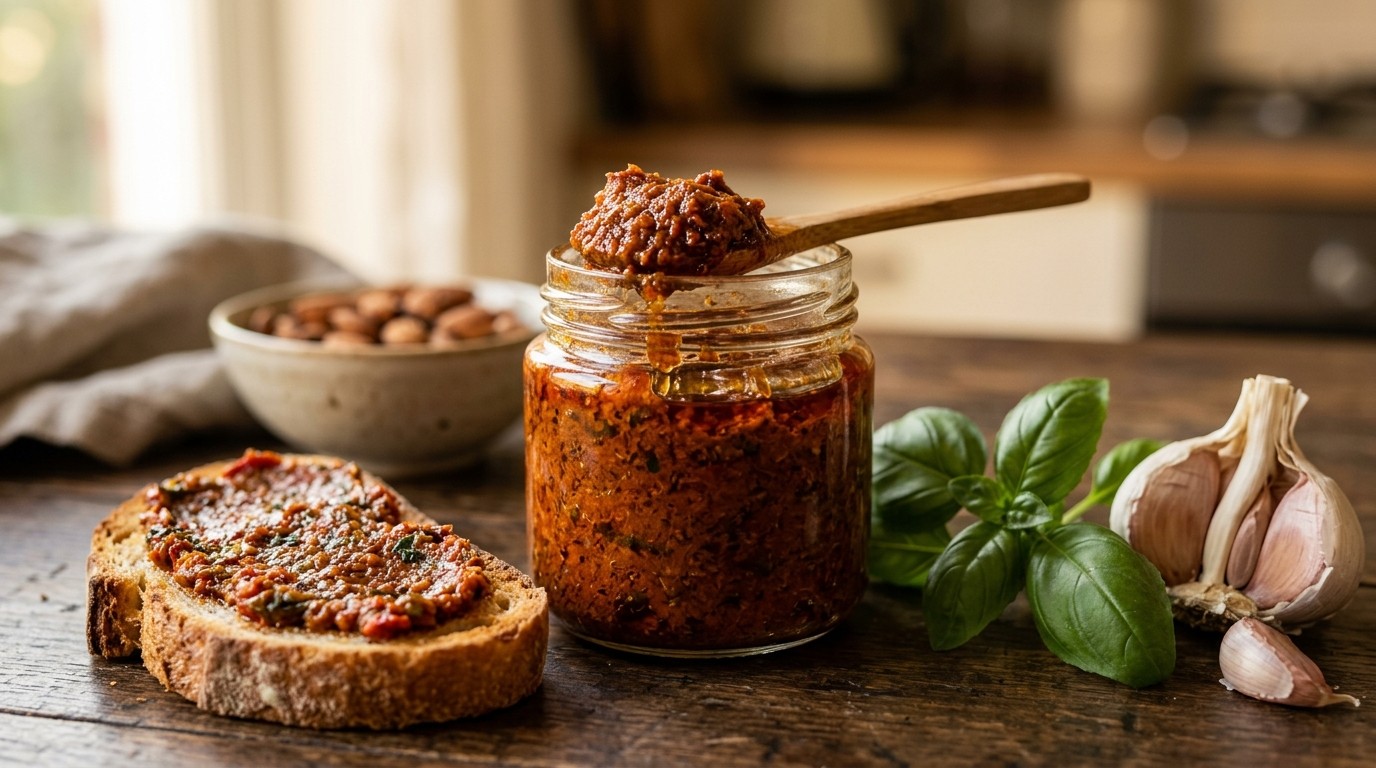 Pesto Rosso Toscane recept Pesto Rosso Toscane recept