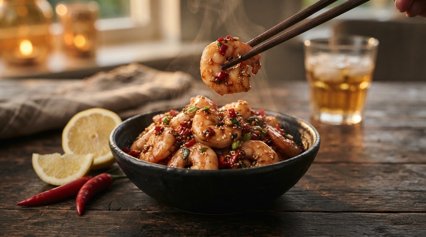 Pikante Garnalen recept Pikante Garnalen recept