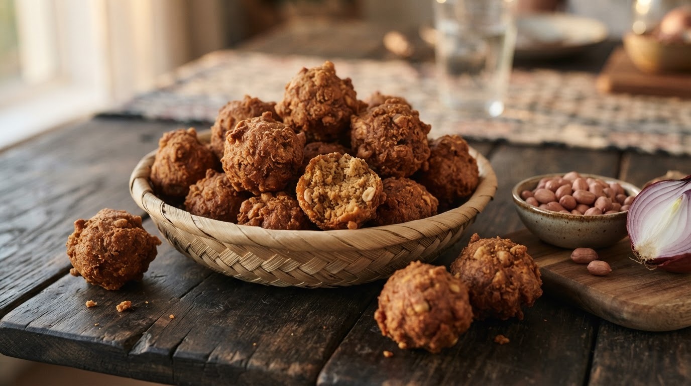 Pindaballetjes (kuli-kuli)