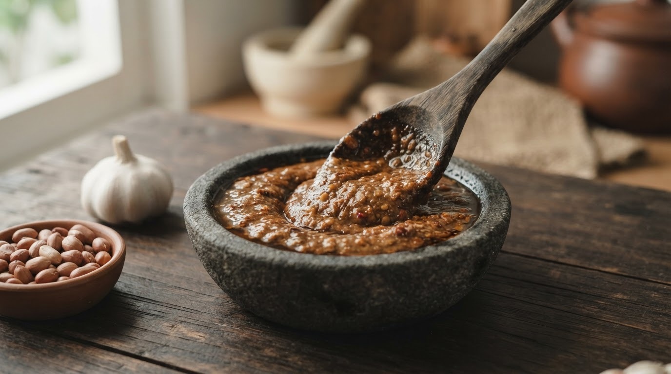 Pindasaus recept Pindasaus recept