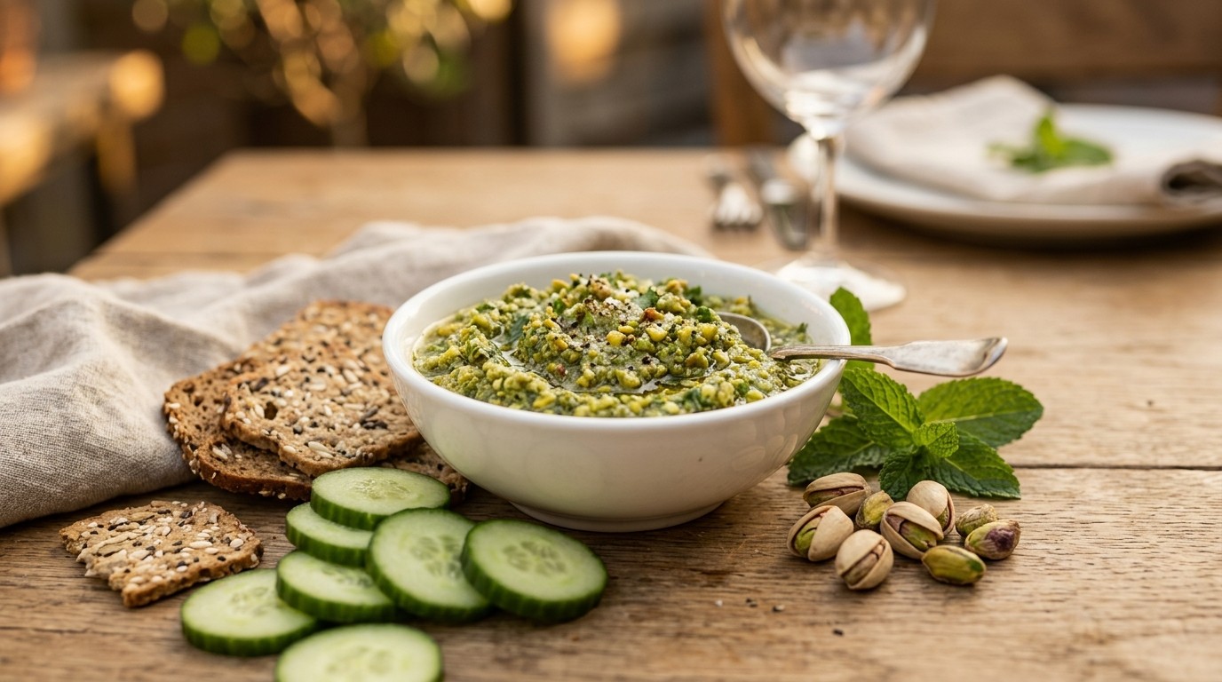 Pistache-munttapenade