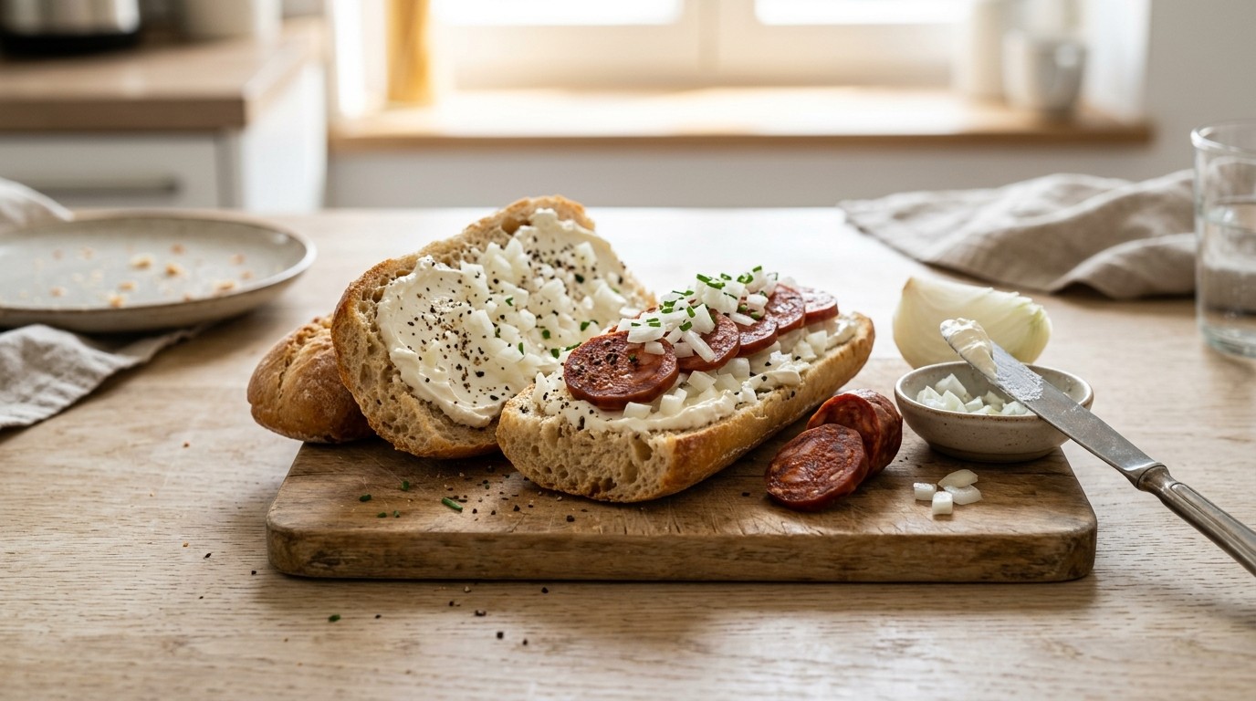 Pistoletje met Uien en Monchou
