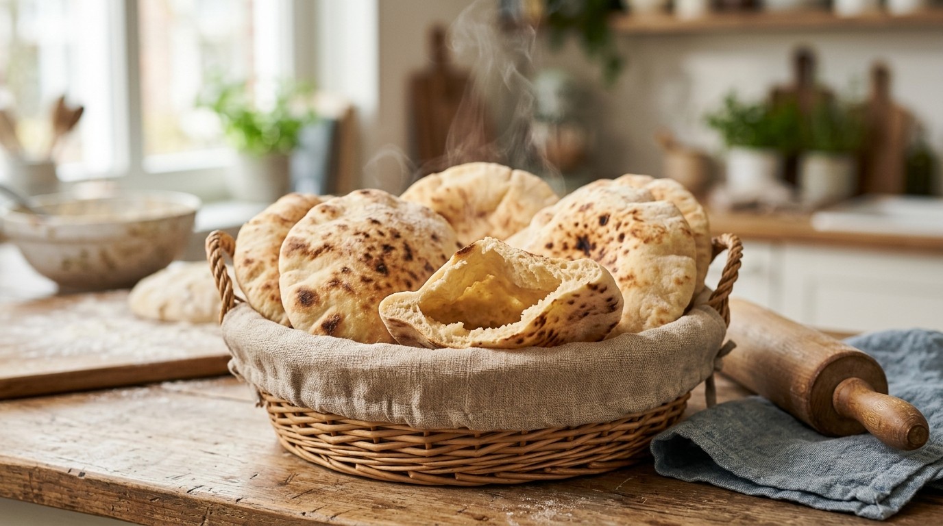 Pitabroodjes (recept om ze Zelf te Bakken)