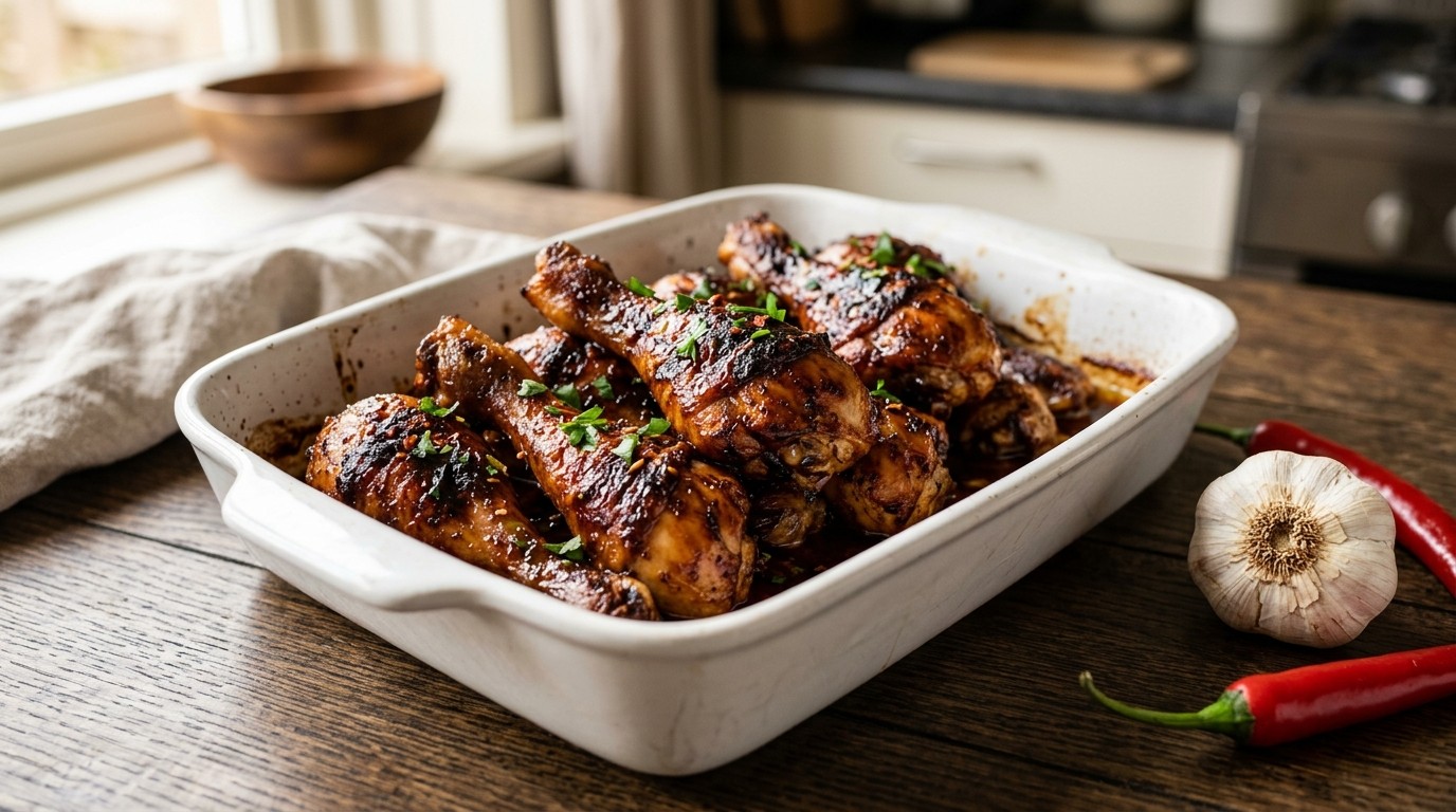 Pittige Drumsticks uit de Oven