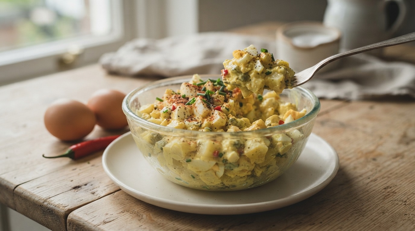 Pittige Eiersalade