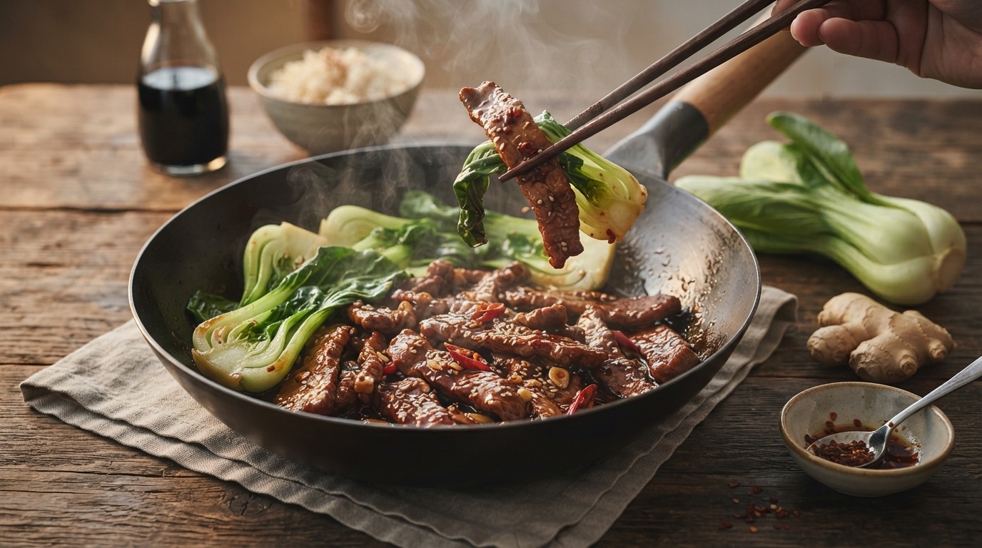 Pittige Hamlapjes met Paksoi