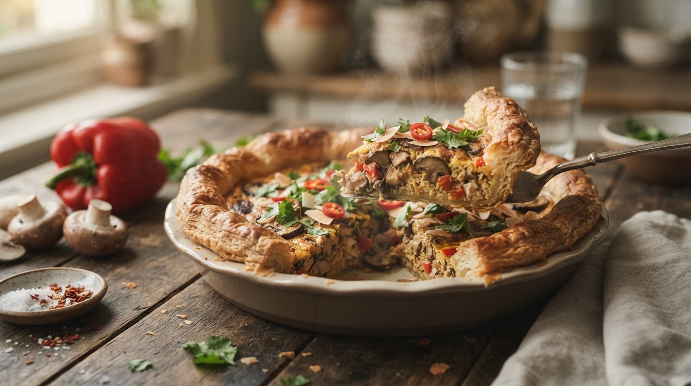 Pittige Indische Hartige Taart recept Pittige Indische Hartige Taart recept
