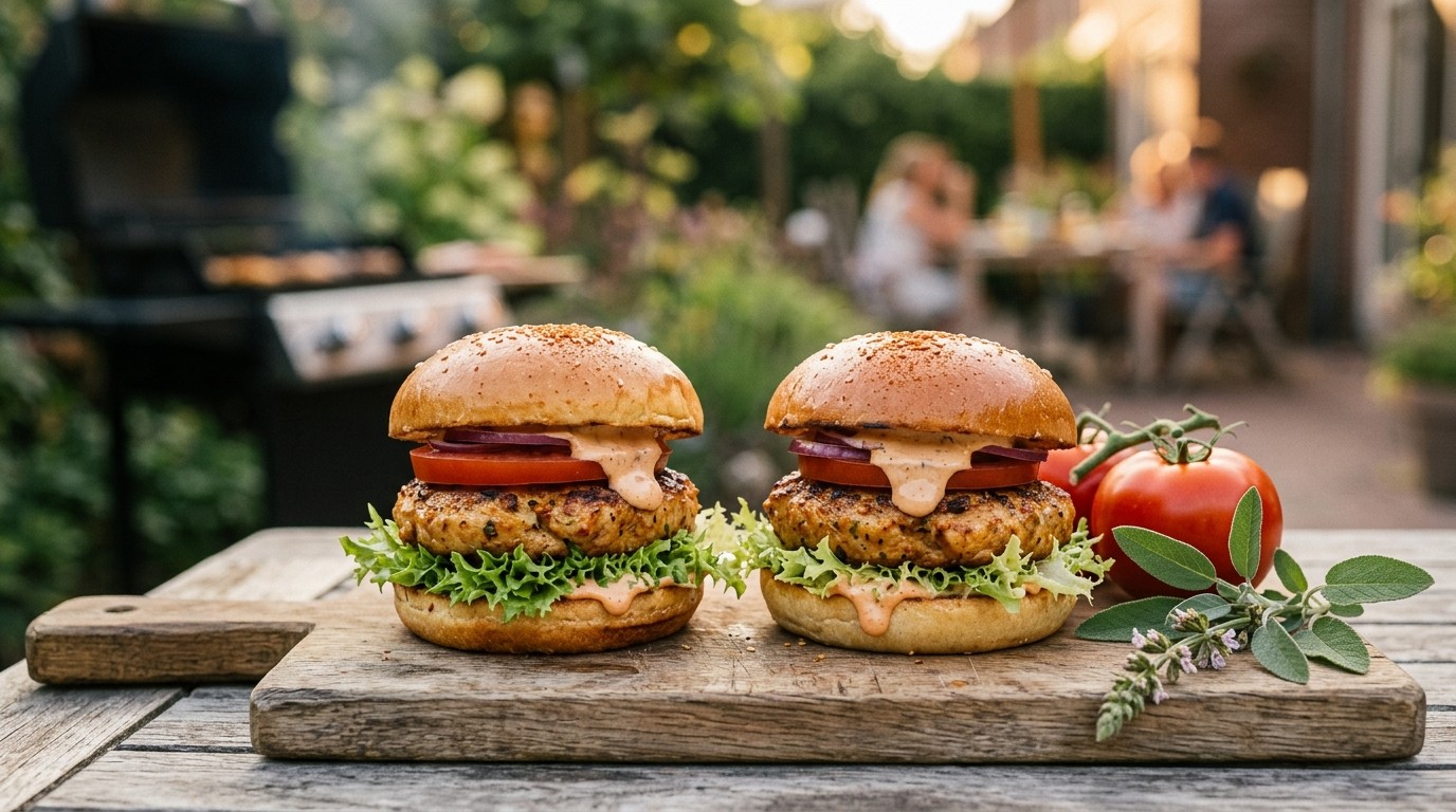 Pittige Kipburgers