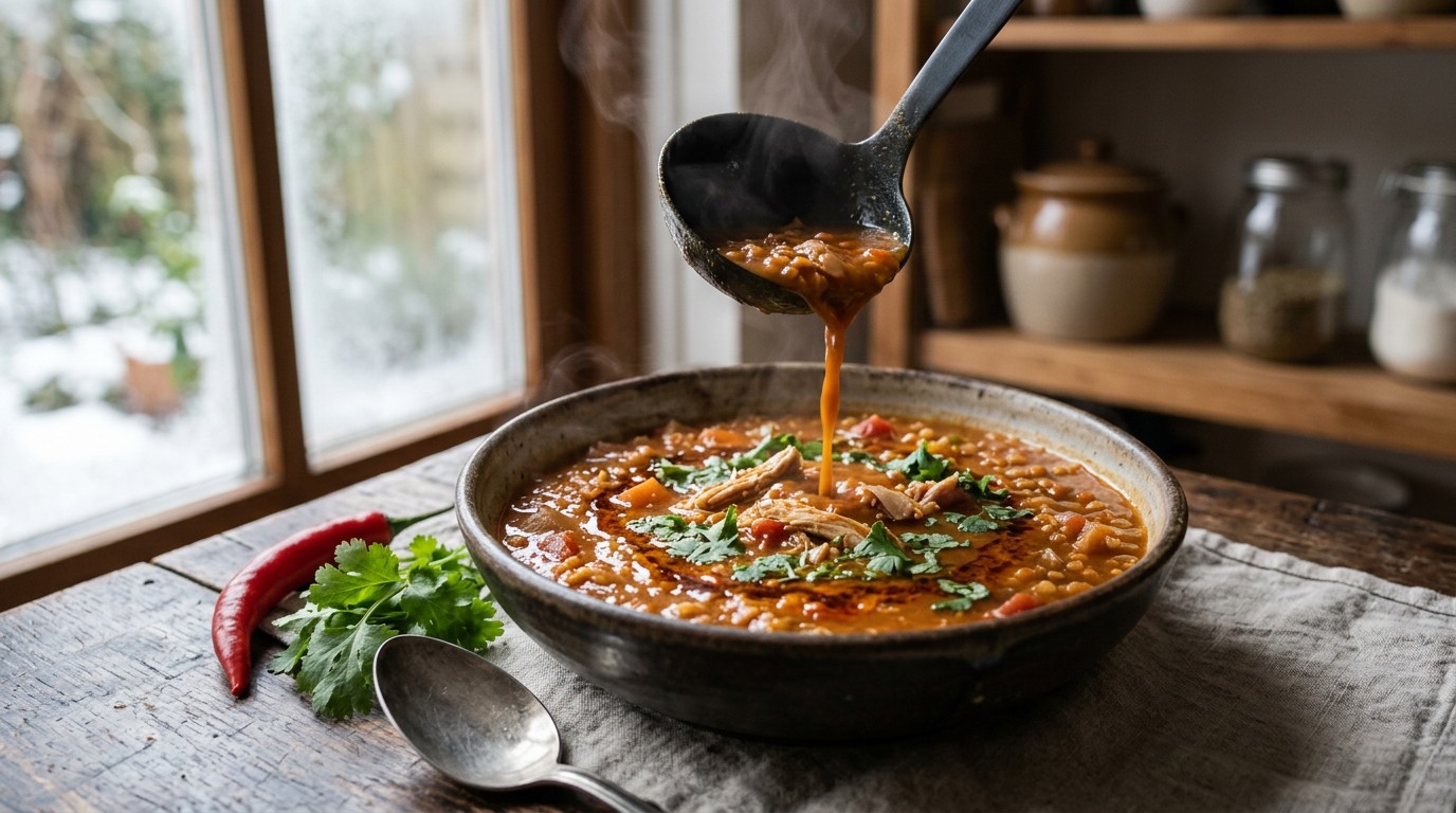 Pittige Linzensoep recept Pittige Linzensoep recept