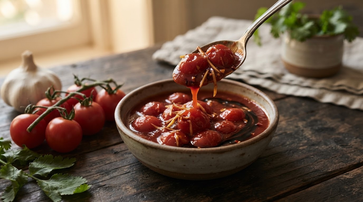 Pittige Oosterse Tomatensaus