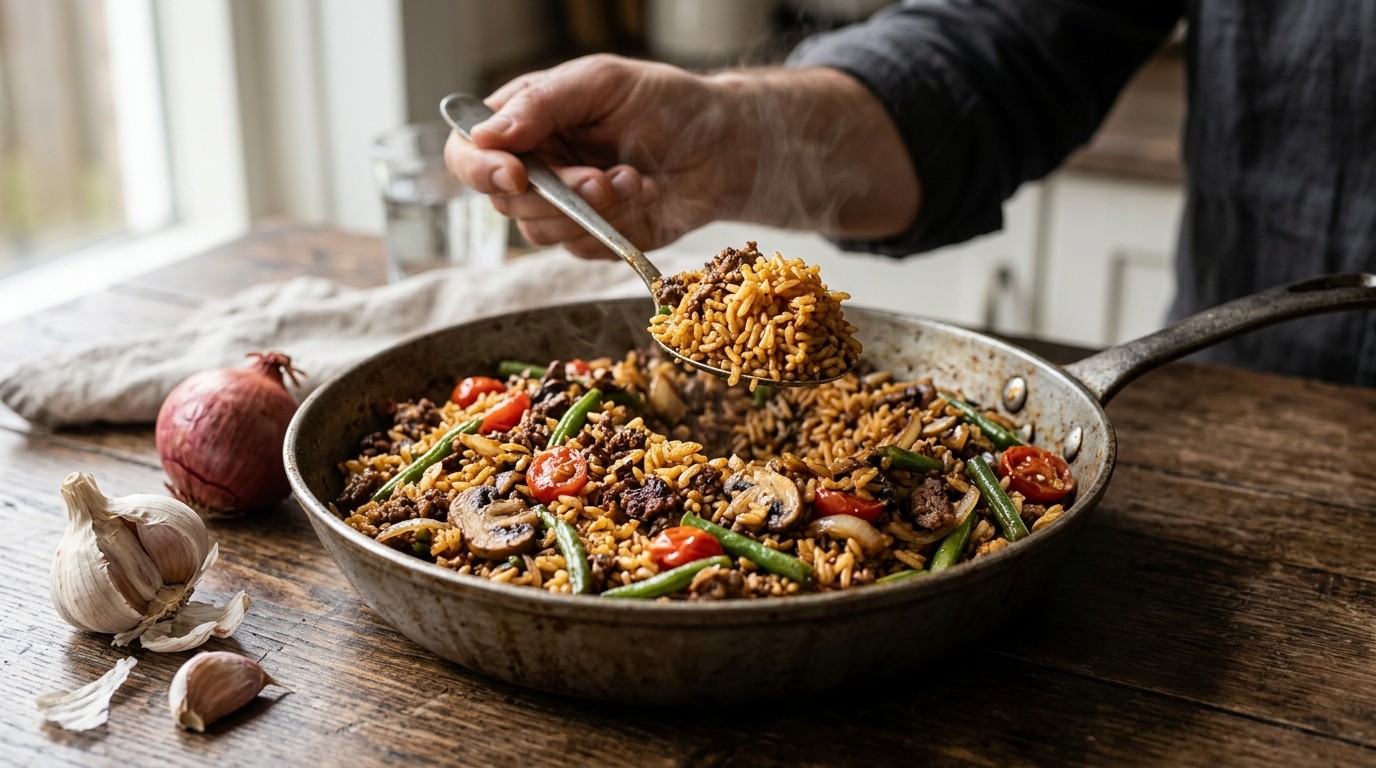 Pittige Rijst recept Pittige Rijst recept