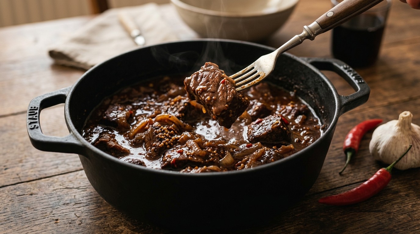 Pittige Runderstoofpot recept Pittige Runderstoofpot recept