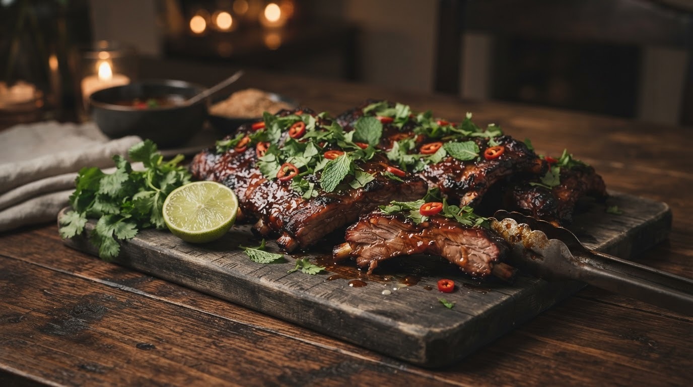 Pittige Spareribs