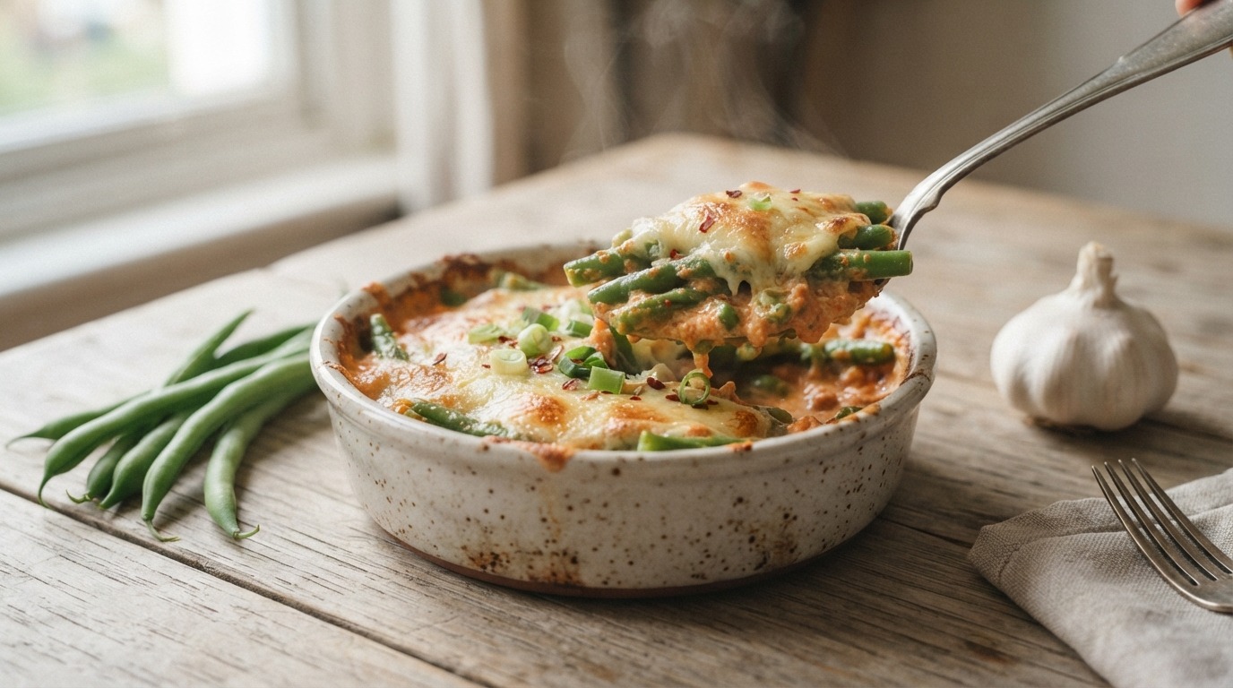 Pittige Sperziebonen uit de Oven