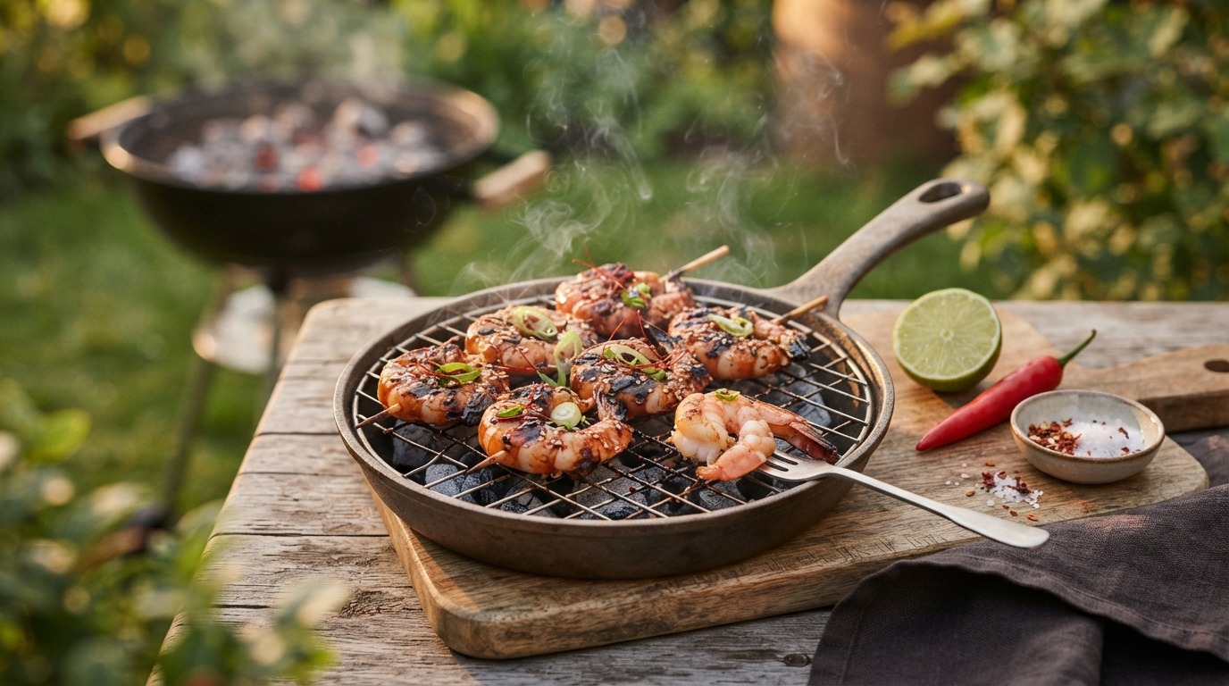 Pittige Teriyaki Garnalen
