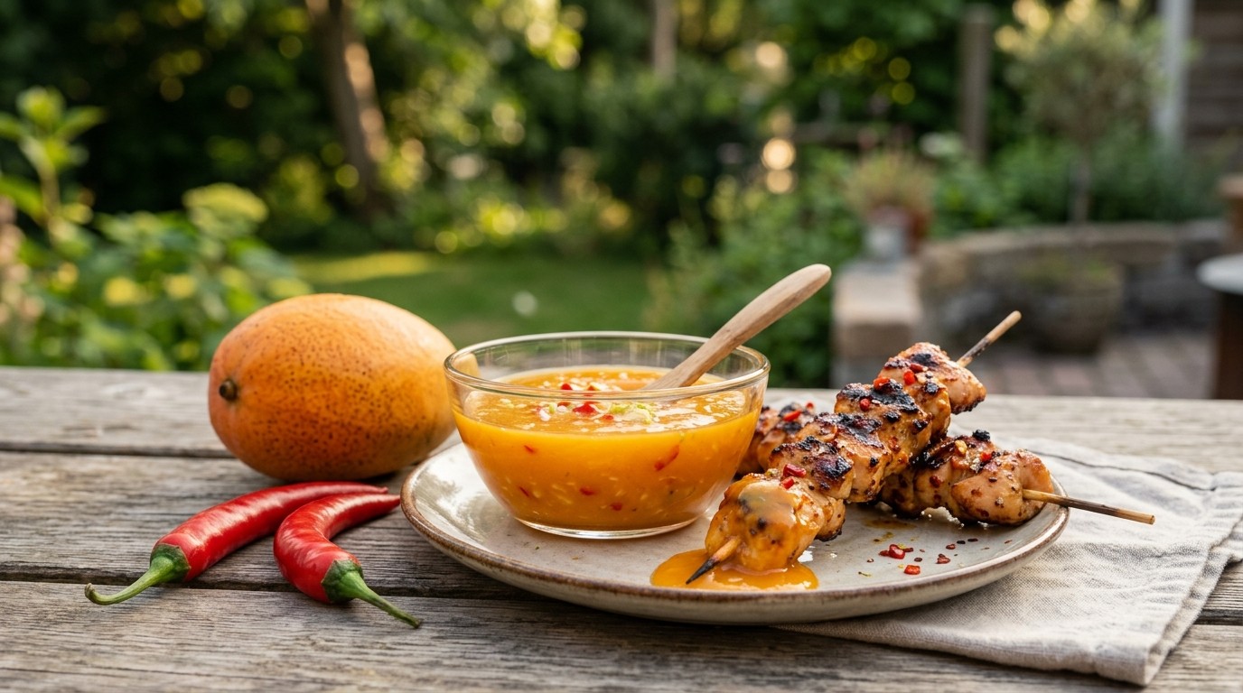 Pittige/zoete Mangosaus