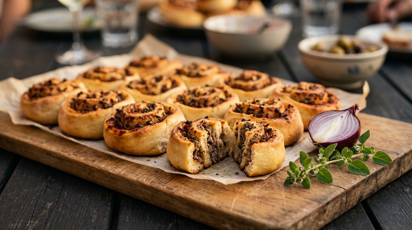 Pizzarolletjes Voor Buffet