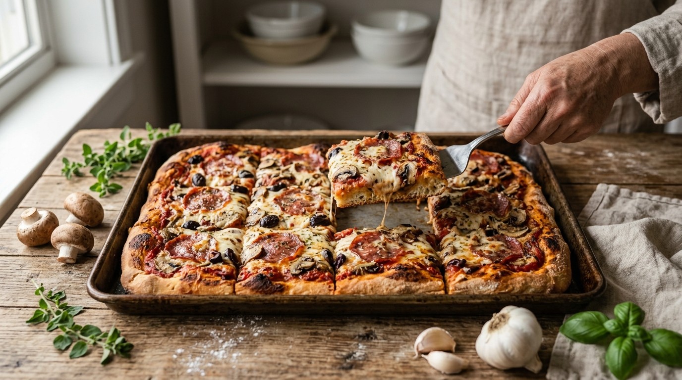 Plaatpizza