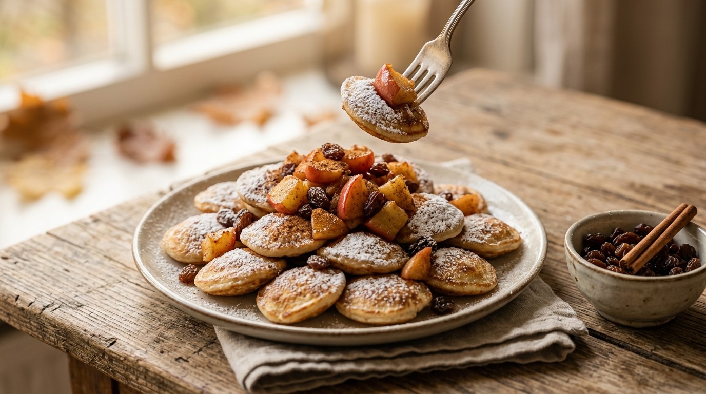 Poffertjes met Gesuikerde Appel
