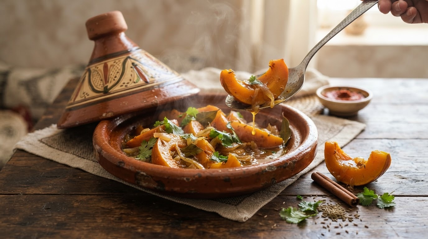 Pompoen uit de Tajine