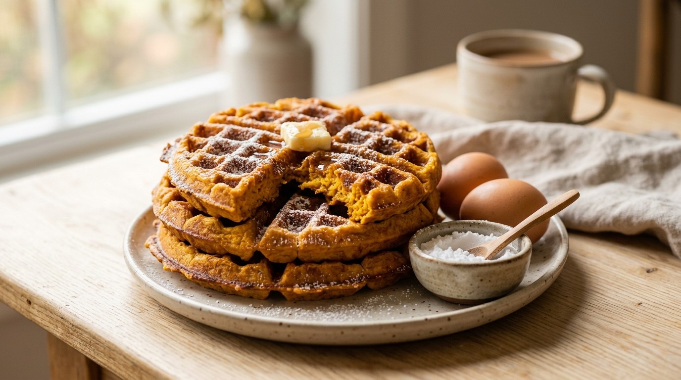 Pompoenwafels recept Pompoenwafels recept