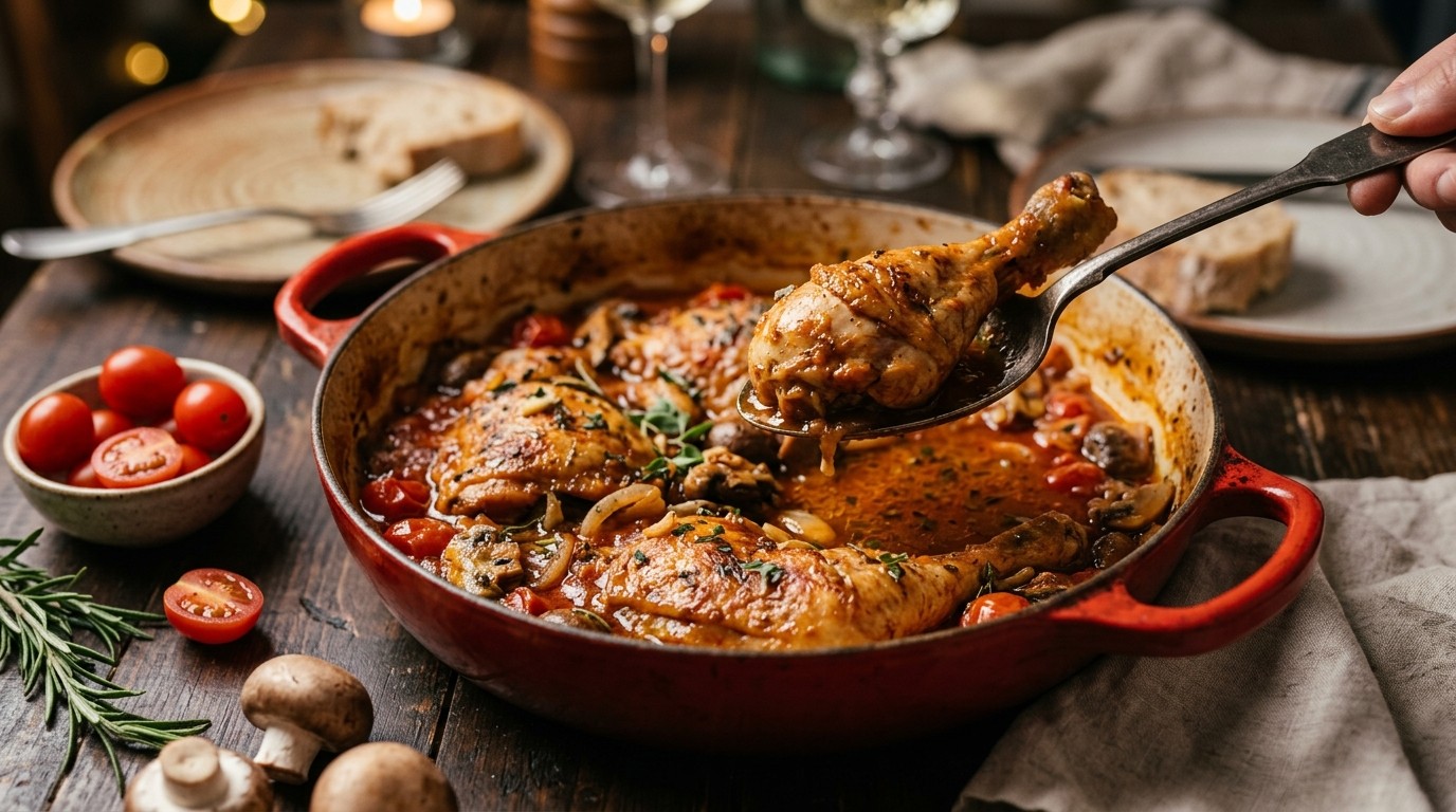 Provencaalse Kipcasserole met Tomaat