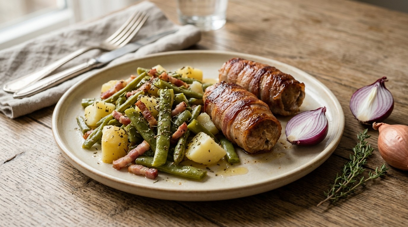 Provencaalse Snijbonen met Slavinken