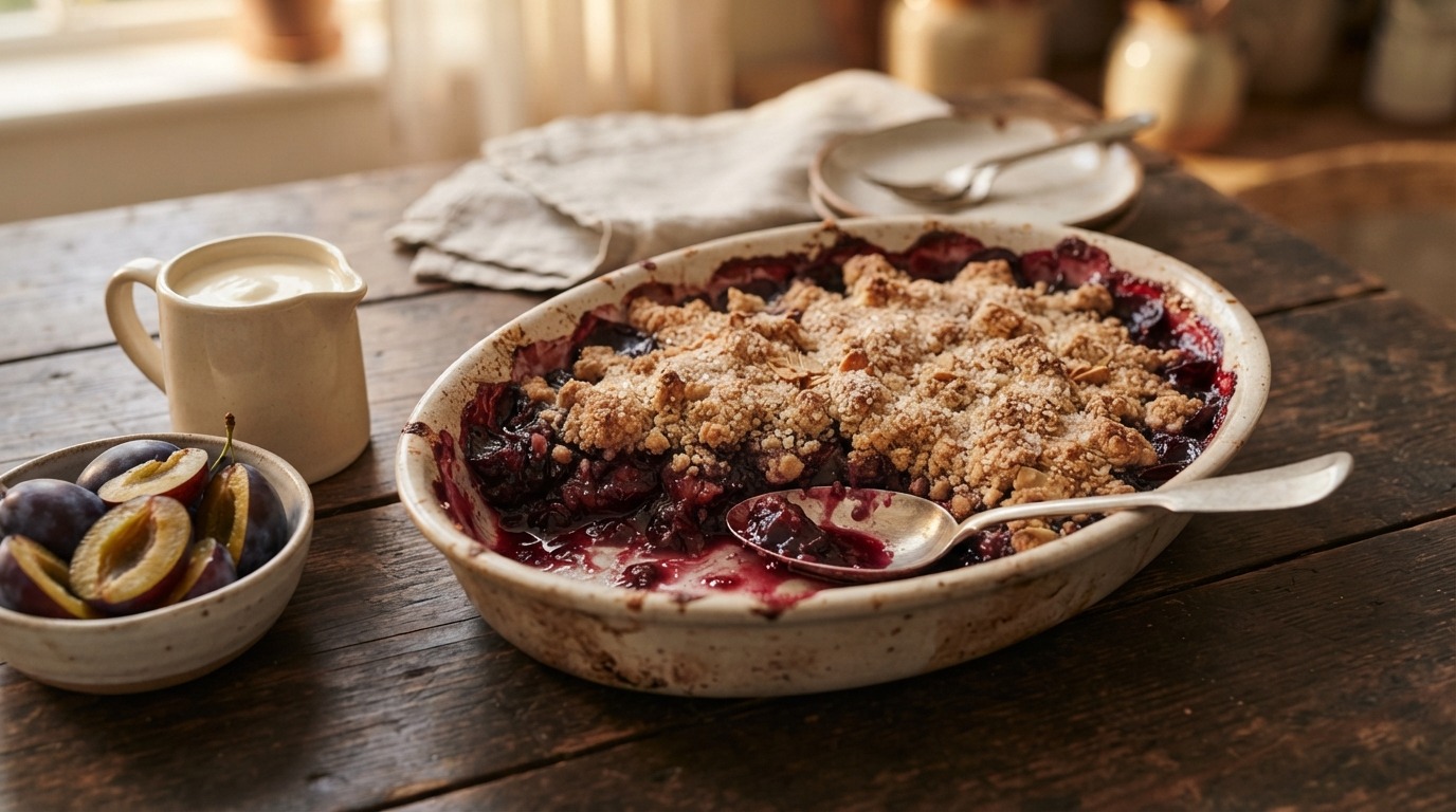 Pruimencrumble